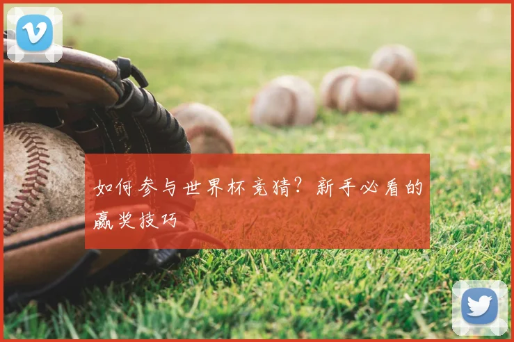 如何参与世界杯竞猜？新手必看的赢奖技巧